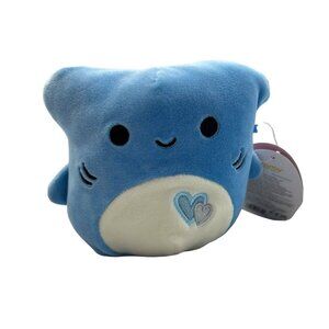Nitro the Hammerhead Shark 4.5" Valentines Day Squishmallow Sealife Plush NWT